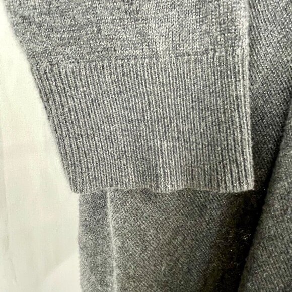 American Eagle Lace Back Open‑Front Gray Cardigan Women’s L Cotton Blend - Picture 10 of 14